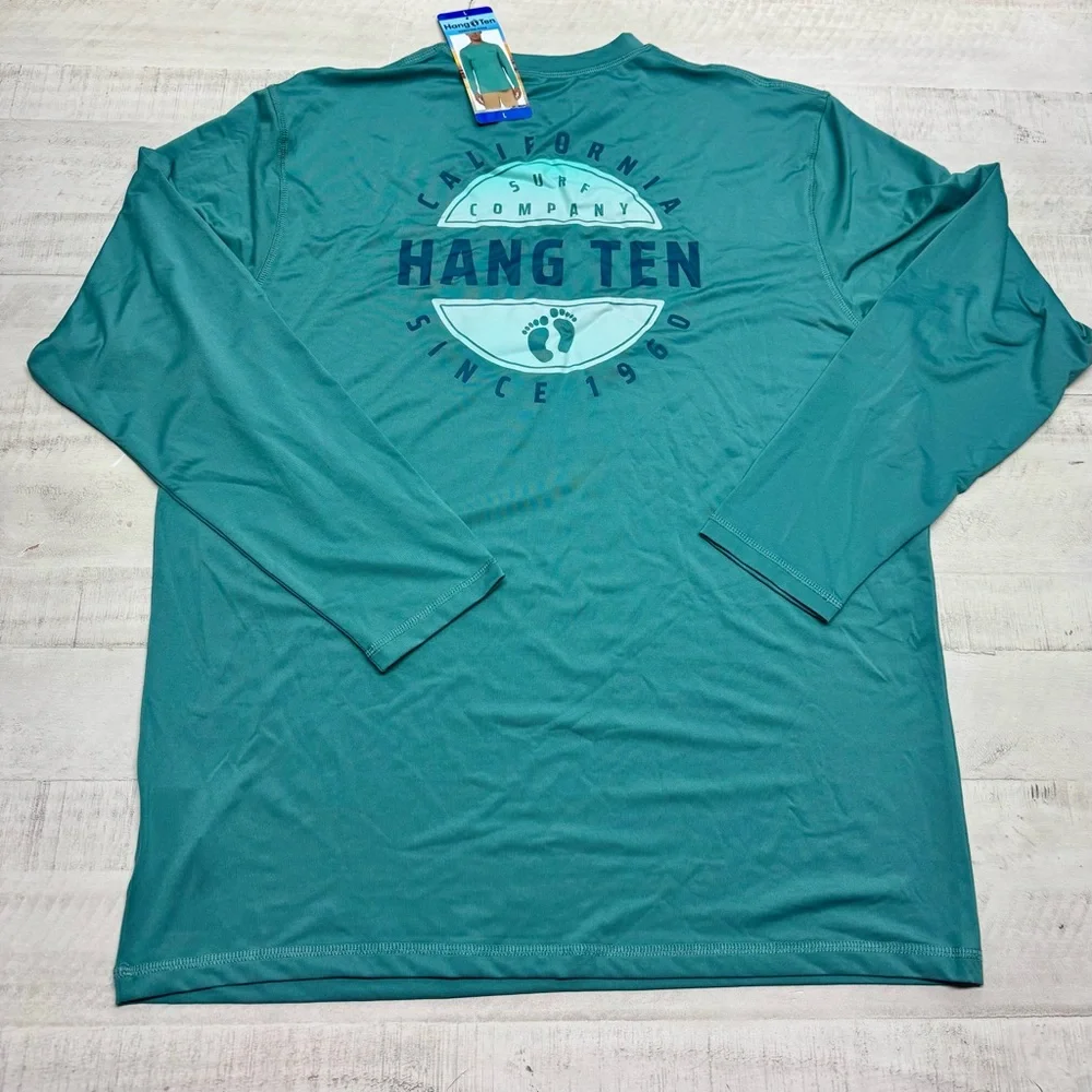 Hang Ten UPF 50+ Protection Longsleeve size large color green